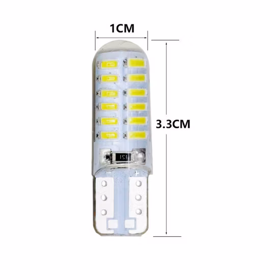 Simva LED Bulb Light LED G9 Lamp SMD LED G9 Bulb 3W 250lm (25W halogen equivalent) 220-240V Dimmable LED Light Bulb 360 Beam Angle 3000-6500K
