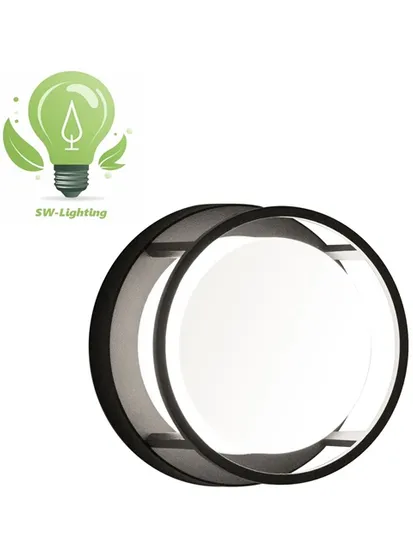 mit PC-Abdeckung, Aluminium, dimmbar, RS7 13 W, 118 mm, R7s-LED-Lampe